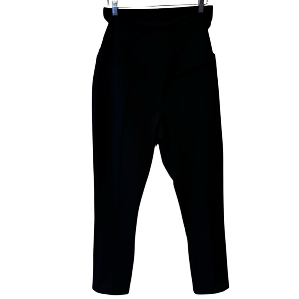 Seraphine Maternity Black Trouser Pants, size 12 Tall,Chic Closet Staple Classic